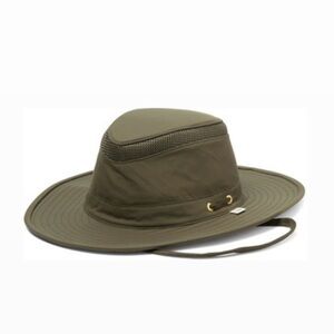 Tilley LTM6 Airflo Broad Brim Hat size 7.375 in Olive